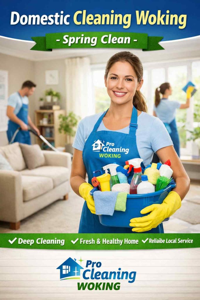 domestic cleaning in woking spring clean