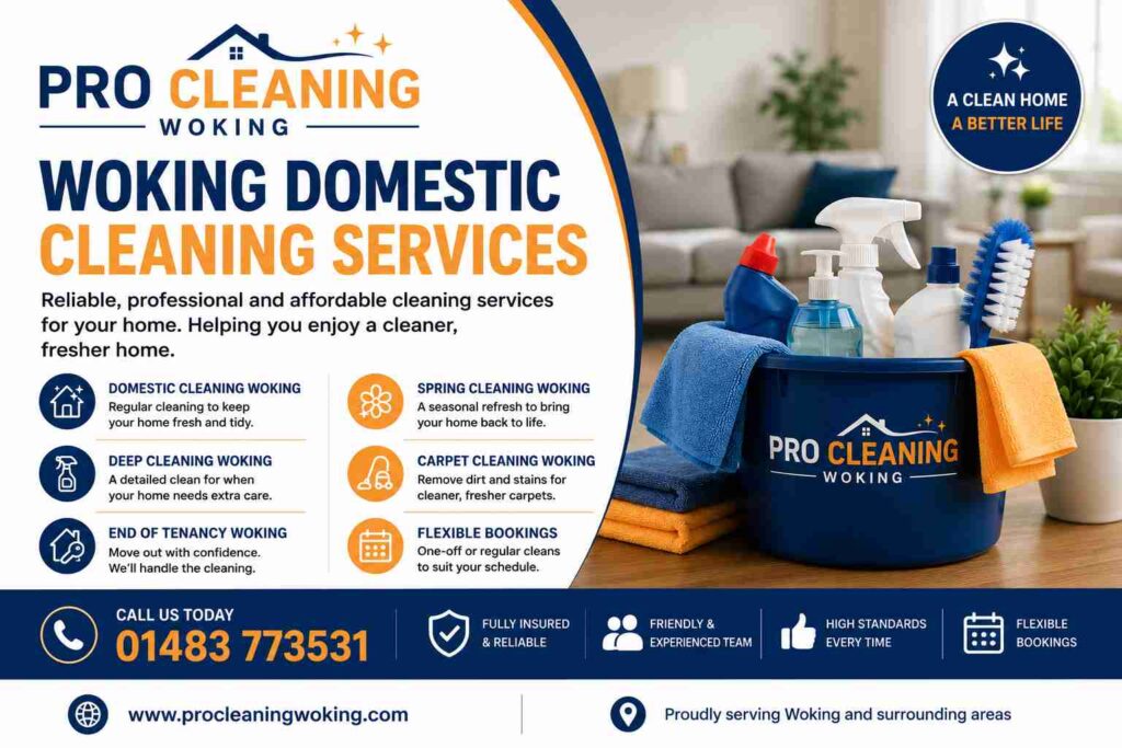 woking domestic cleaning services